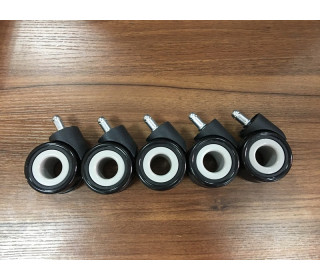 Kit 5 Ruedas Reforzadas para Taburete Silla de Montar