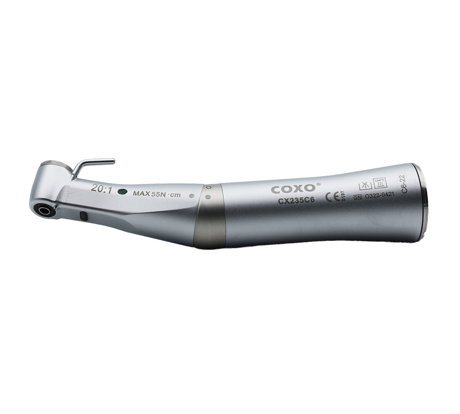 Green Ring Contra-Angle - Ratio 20:1 - Implantology - Light