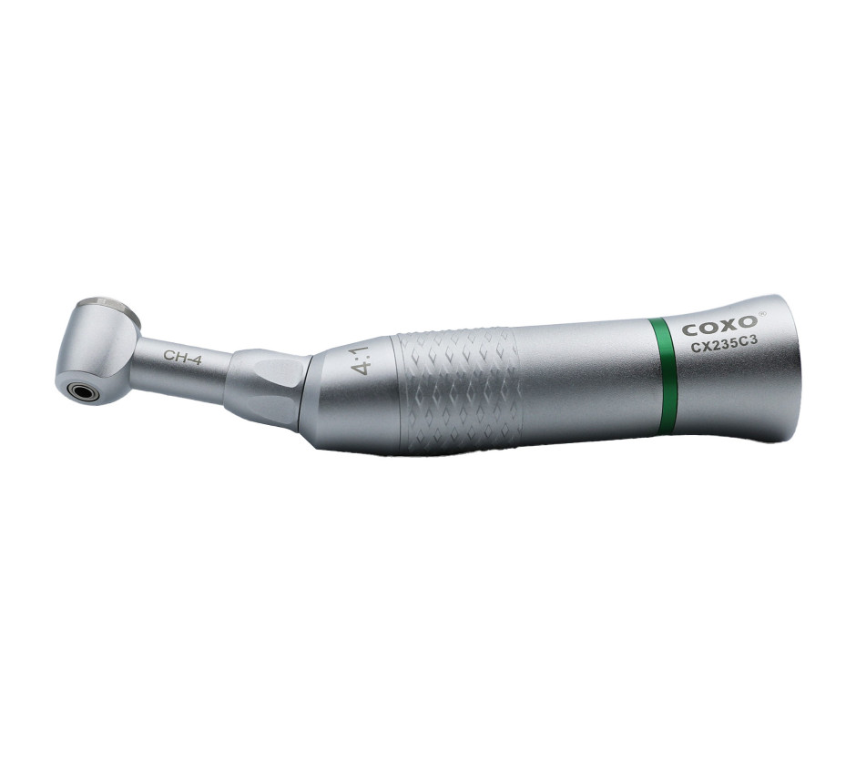 Green Ring Contra-Angle - Reducer - Ratio 4:1 - Coxo
