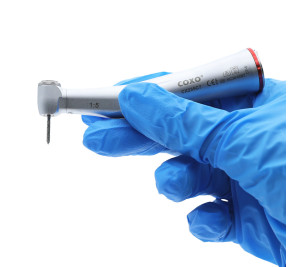 Red Ring Contra-Angle C7-5 Ratio 1:5 Internal Spray With Light