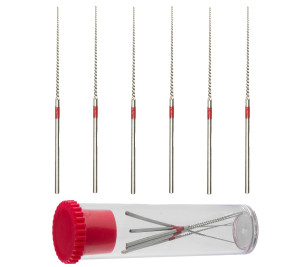 6 LIMAS ENDODÓNTICAS NITI 25/100 - RÉF:782