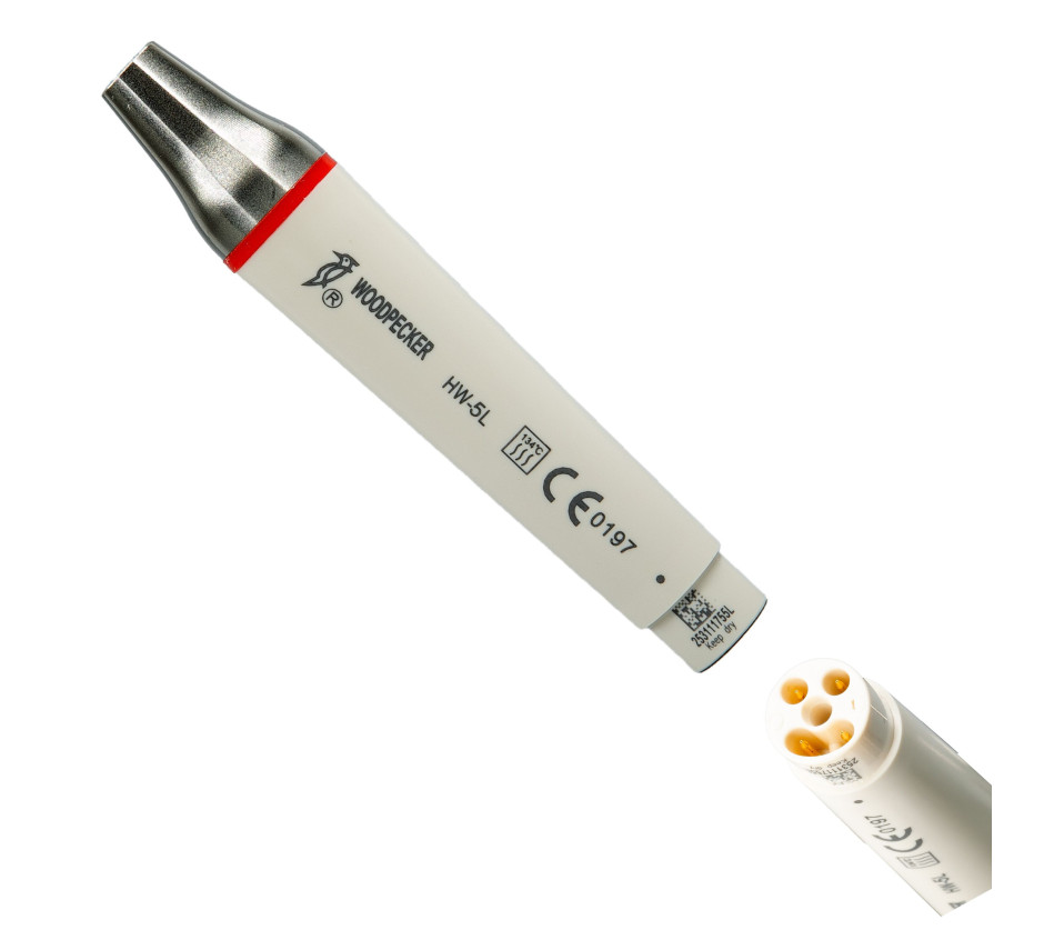 PIEZA DE MANO WOODPECKER LED COMPATIBLE EMS-COXO CABEZAL INOX HW-5L - RÉF:796