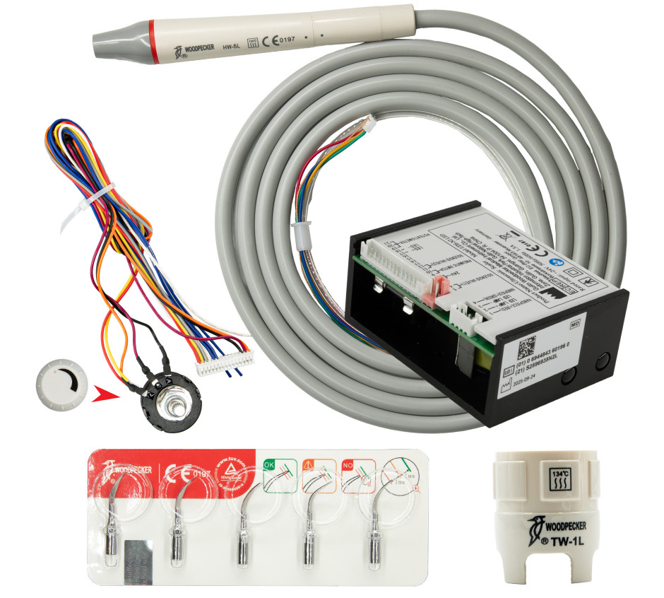 KIT DE INSTALACIÓN EN EL SILLÓN DEL DETARTRADOR ULTRASÓNICO LED WOODPECKER N2 LED COMPATIBLE EMS - RÉF:798