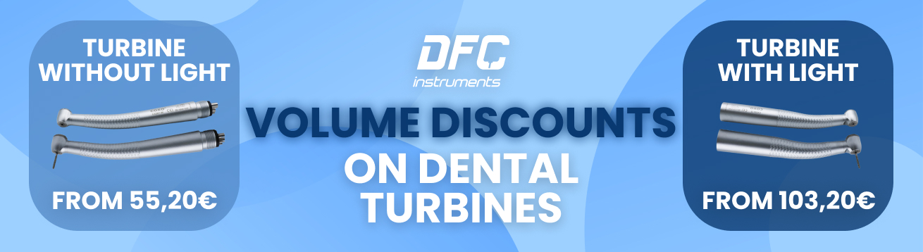 Dental turbine delivered with quick coupling - DFC Instruments