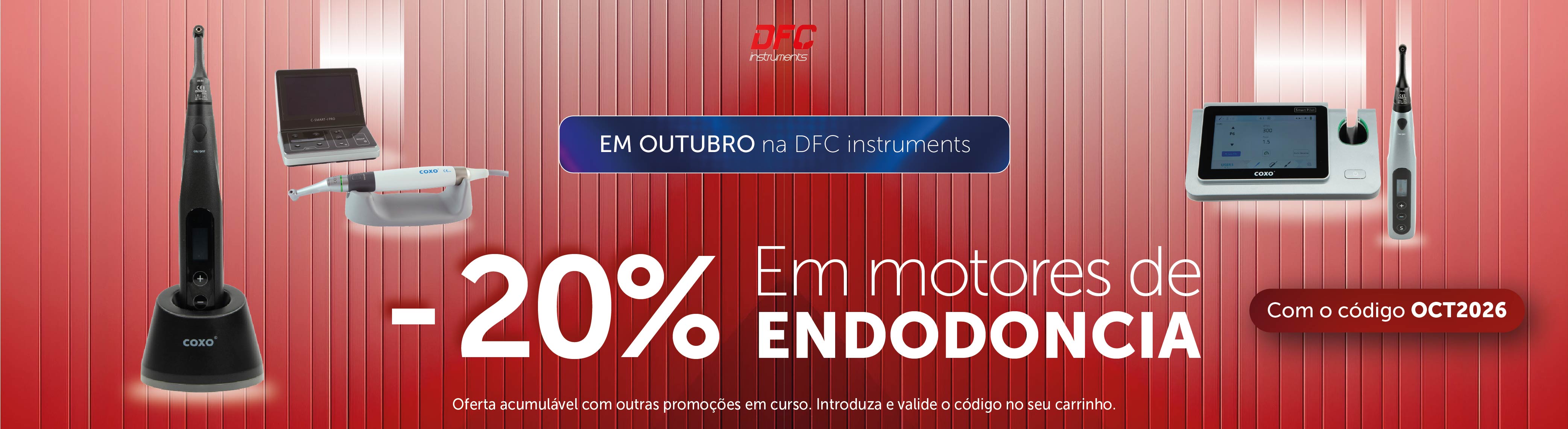Motor de Endodontia - DFC Instruments - Distribuidor Coxo®